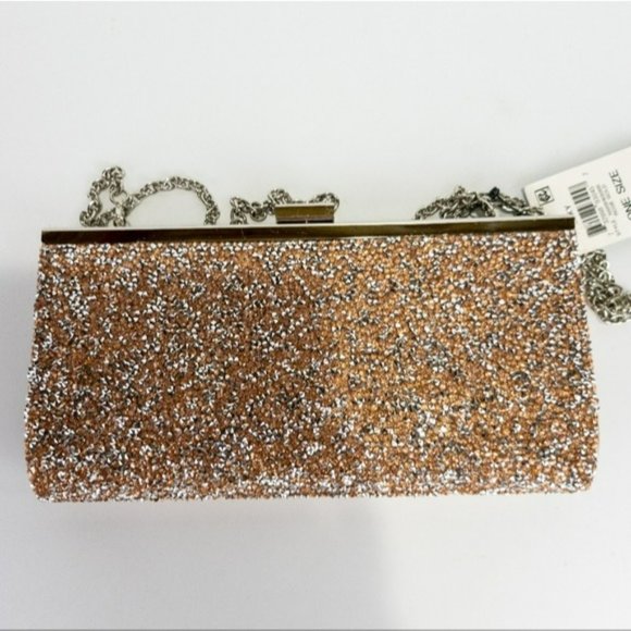 INC International Concepts Lexy Minaudiere Clutch -Rose Gold - Picture 3 of 5